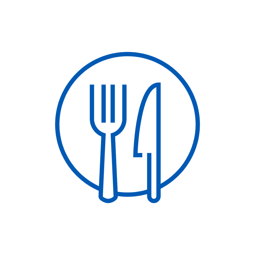  Fork and spoon in a circle
